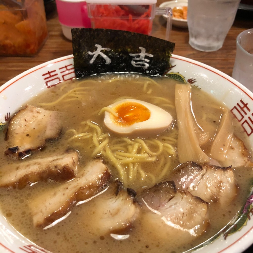 ユーザーが投稿したしあわせラーメンの写真 - 実際訪問したユーザーが直接撮影して投稿した南太子堂ラーメン / つけ麺白馬童子 八尾店の写真