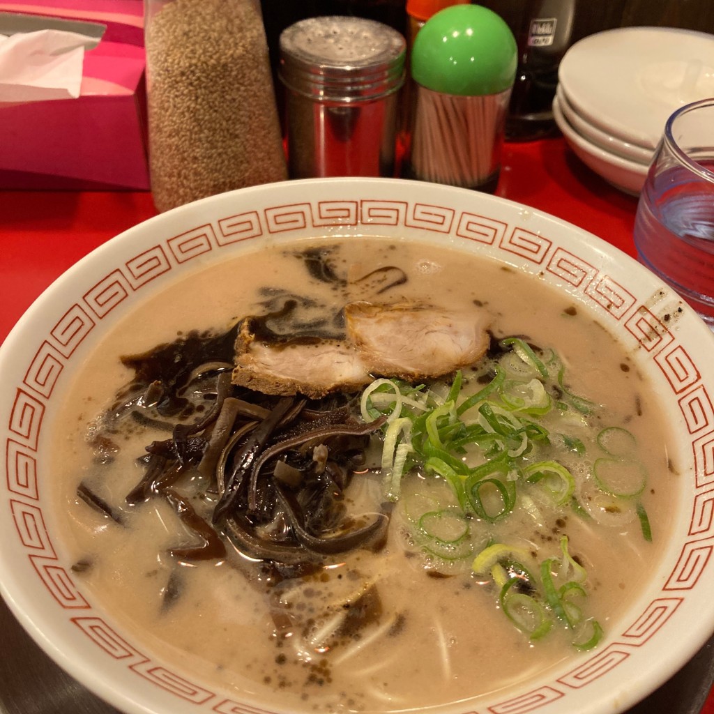 ユーザーが投稿した熊本ラーメンの写真 - 実際訪問したユーザーが直接撮影して投稿した上通町ラーメン専門店ラーメン 赤組の写真