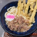 肉ごぼ天うどん - 実際訪問したユーザーが直接撮影して投稿した隼人町見次うどん資さんうどん 霧島隼人店の写真のメニュー情報