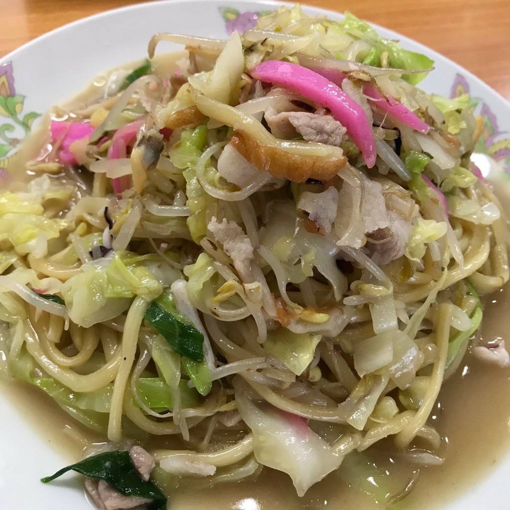ユーザーが投稿した皿うどん 太麺の写真 - 実際訪問したユーザーが直接撮影して投稿した森園町中華料理協和飯店の写真