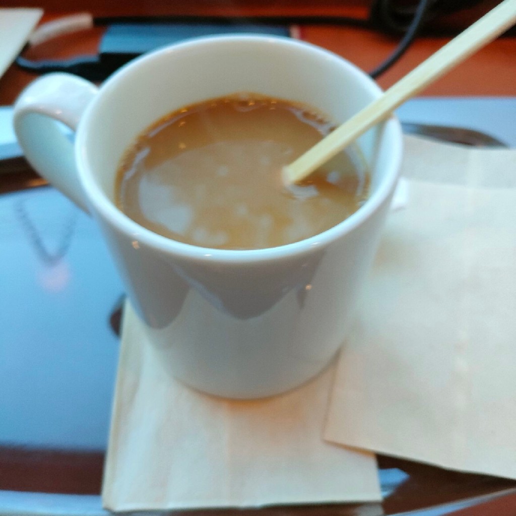 ユーザーが投稿したブレンドコーヒーの写真 - 実際訪問したユーザーが直接撮影して投稿した小石川カフェカフェ ベローチェ 春日駅前店の写真