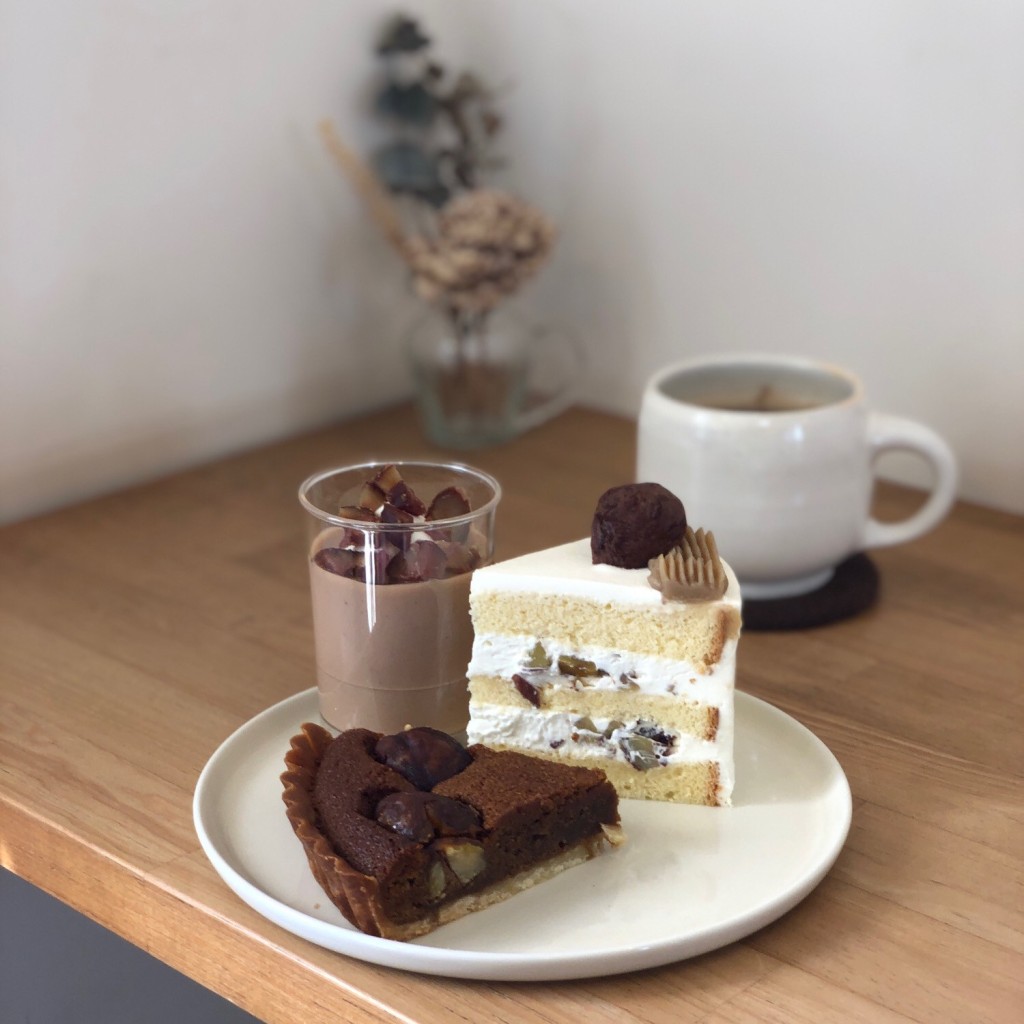 ユーザーが投稿した利平栗のショートケーキの写真 - 実際訪問したユーザーが直接撮影して投稿した梶ケ谷ケーキヨフプラスの写真