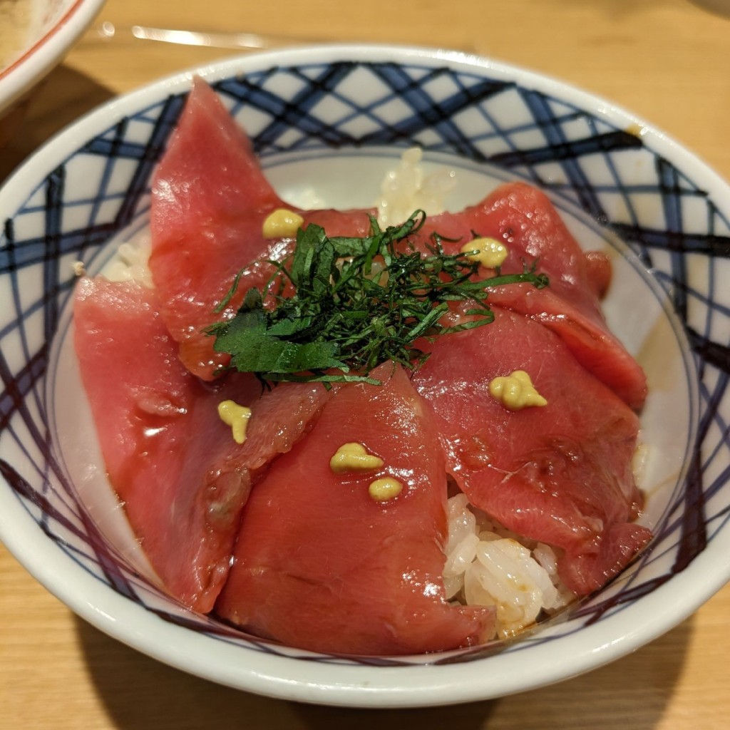 ユーザーが投稿した醤油ラーメン&本鮪漬丼の写真 - 実際訪問したユーザーが直接撮影して投稿した新橋ラーメン専門店きたかた食堂の写真