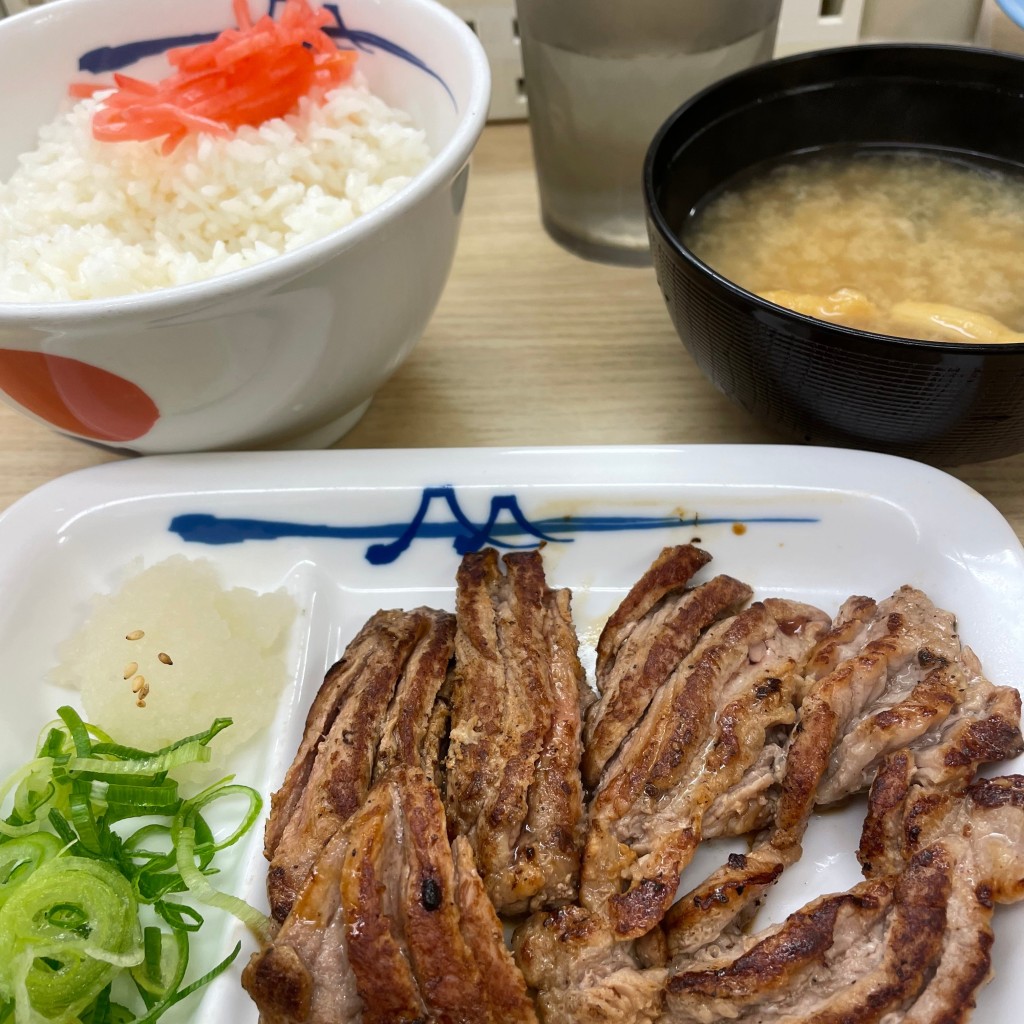 ユーザーが投稿した豚焼肉定食の写真 - 実際訪問したユーザーが直接撮影して投稿した阿佐谷北牛丼松屋 阿佐ヶ谷店の写真