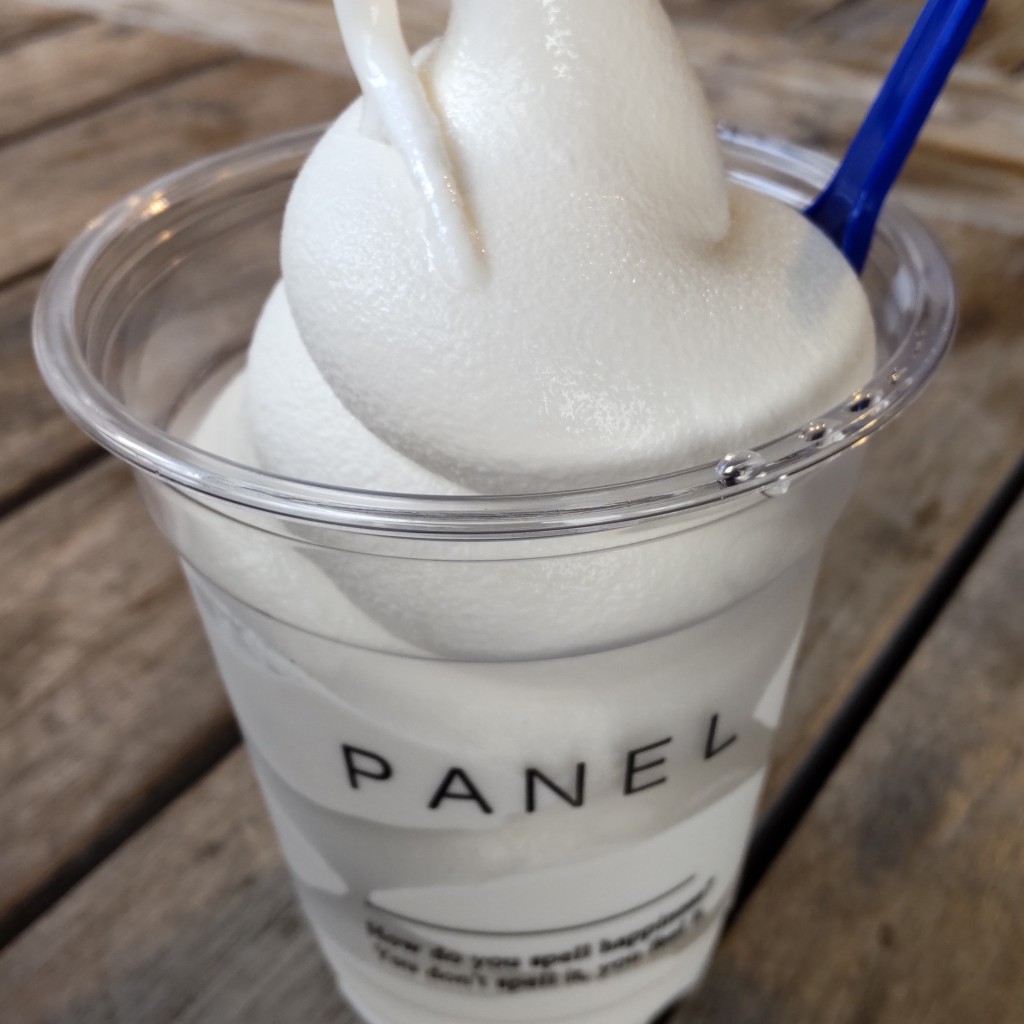 ユーザーが投稿したソフトクリーム  カップの写真 - 実際訪問したユーザーが直接撮影して投稿した名駅南カフェPanel Cafe 名古屋駅前店の写真