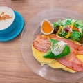 週替りパンケーキ - 実際訪問したユーザーが直接撮影して投稿した沼影カフェS PRESS CAFEの写真のメニュー情報