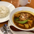 チキンと野菜のスープカレー - 実際訪問したユーザーが直接撮影して投稿した福久ファミリーレストランココス 金沢福久店の写真のメニュー情報