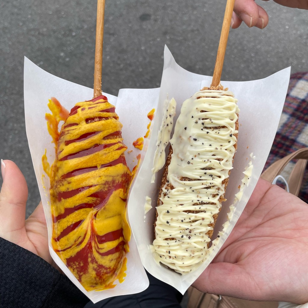 実際訪問したユーザーが直接撮影して投稿した湯布院町川上軽食 / ホットスナック湯布院チーズドッグの写真