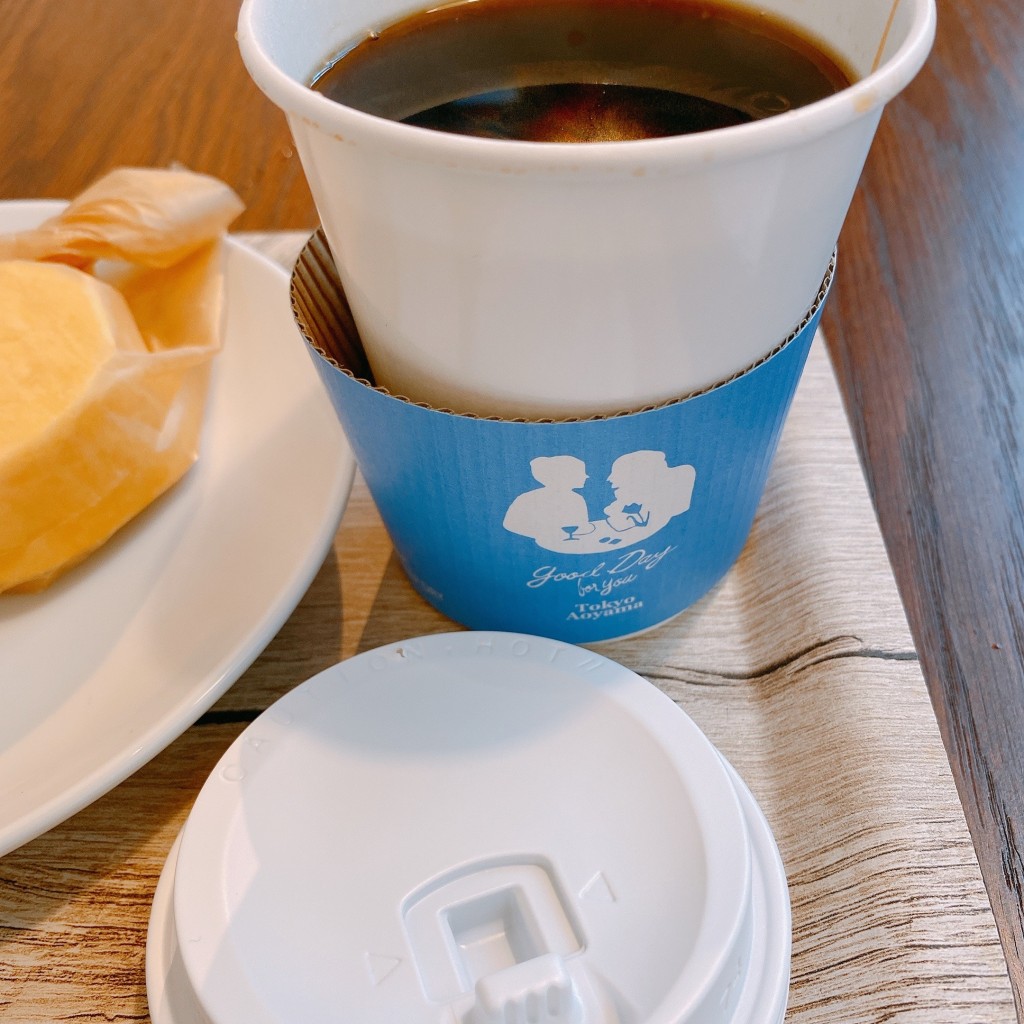 ユーザーが投稿したgood day ブレンドコーヒーの写真 - 実際訪問したユーザーが直接撮影して投稿した神宮前スイーツGood day for you 青山の写真