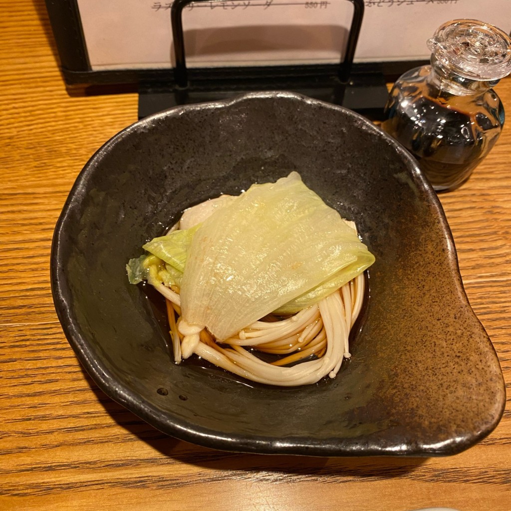 ユーザーが投稿した牡蠣のレタスしゃぶの写真 - 実際訪問したユーザーが直接撮影して投稿した南四条西居酒屋肴やの写真