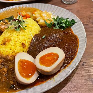 もちもちもちここさんが投稿した立売堀カレーのお店スパイス食堂 nikki/スパイスショクドウ ニッキの写真