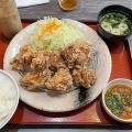 から揚げ定食 - 実際訪問したユーザーが直接撮影して投稿した叶丼ものまねき 叶店の写真のメニュー情報