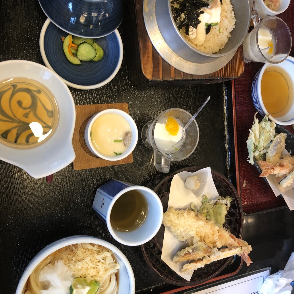 ユーザーが投稿した鯛釜飯御膳の写真 - 実際訪問したユーザーが直接撮影して投稿した道後喜多町うどん大黒屋 道後店の写真