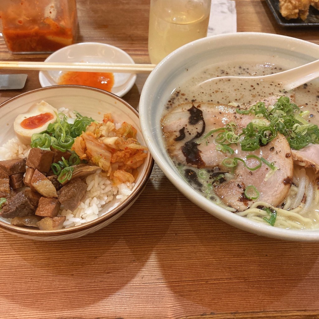 ハイジで小道具さんが投稿した角田町ラーメン / つけ麺のお店らーめん あらうま堂 梅田一番街店/あらうまどうの写真