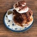 ティラミスショコラかき氷 - 実際訪問したユーザーが直接撮影して投稿した栗原カフェCafe Nekojiの写真のメニュー情報