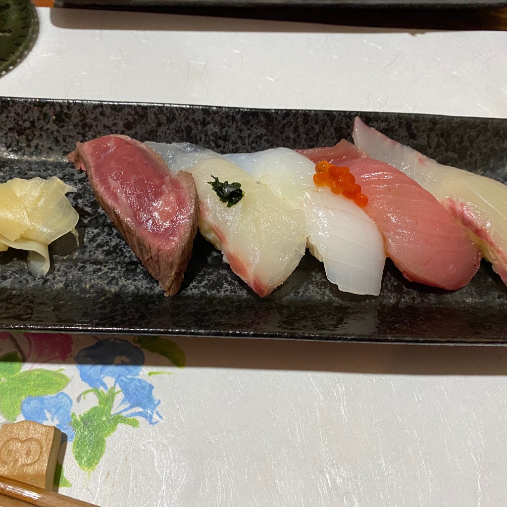 ユーザーが投稿したお寿司の写真 - 実際訪問したユーザーが直接撮影して投稿した平安古町定食屋夢参花の写真