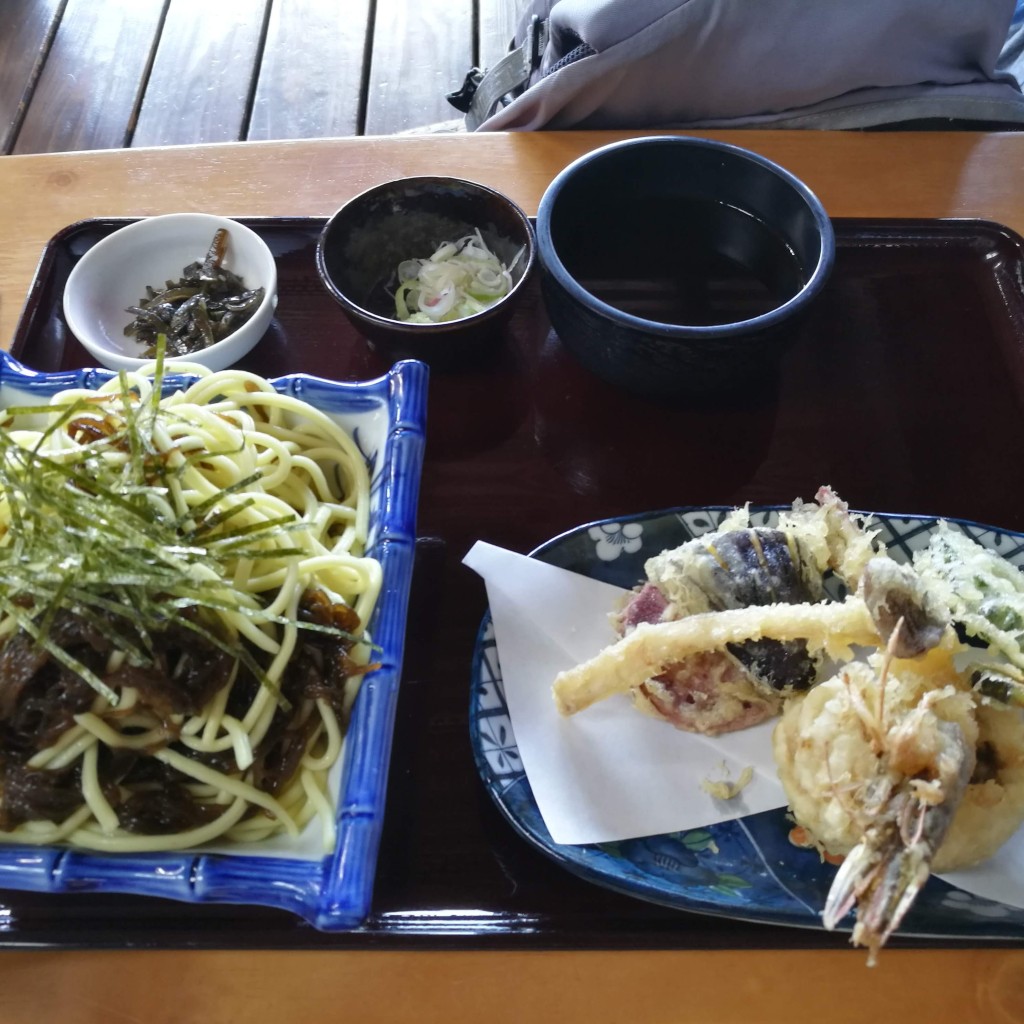 ユーザーが投稿したもずくそばセットの写真 - 実際訪問したユーザーが直接撮影して投稿した竹富郷土料理お食事処 かにふの写真
