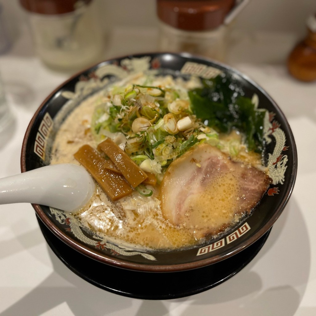 ユーザーが投稿したネギ味噌ラーメンの写真 - 実際訪問したユーザーが直接撮影して投稿した赤坂ラーメン専門店北海道らーめん みそ熊 赤坂店の写真