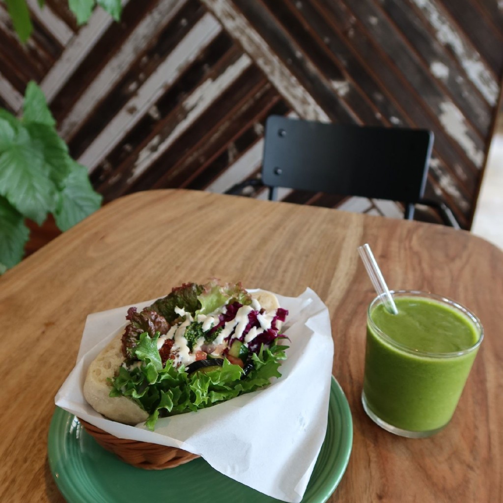 実際訪問したユーザーが直接撮影して投稿した長浜カフェBLUE POINT FALAFEL&COFFEEの写真