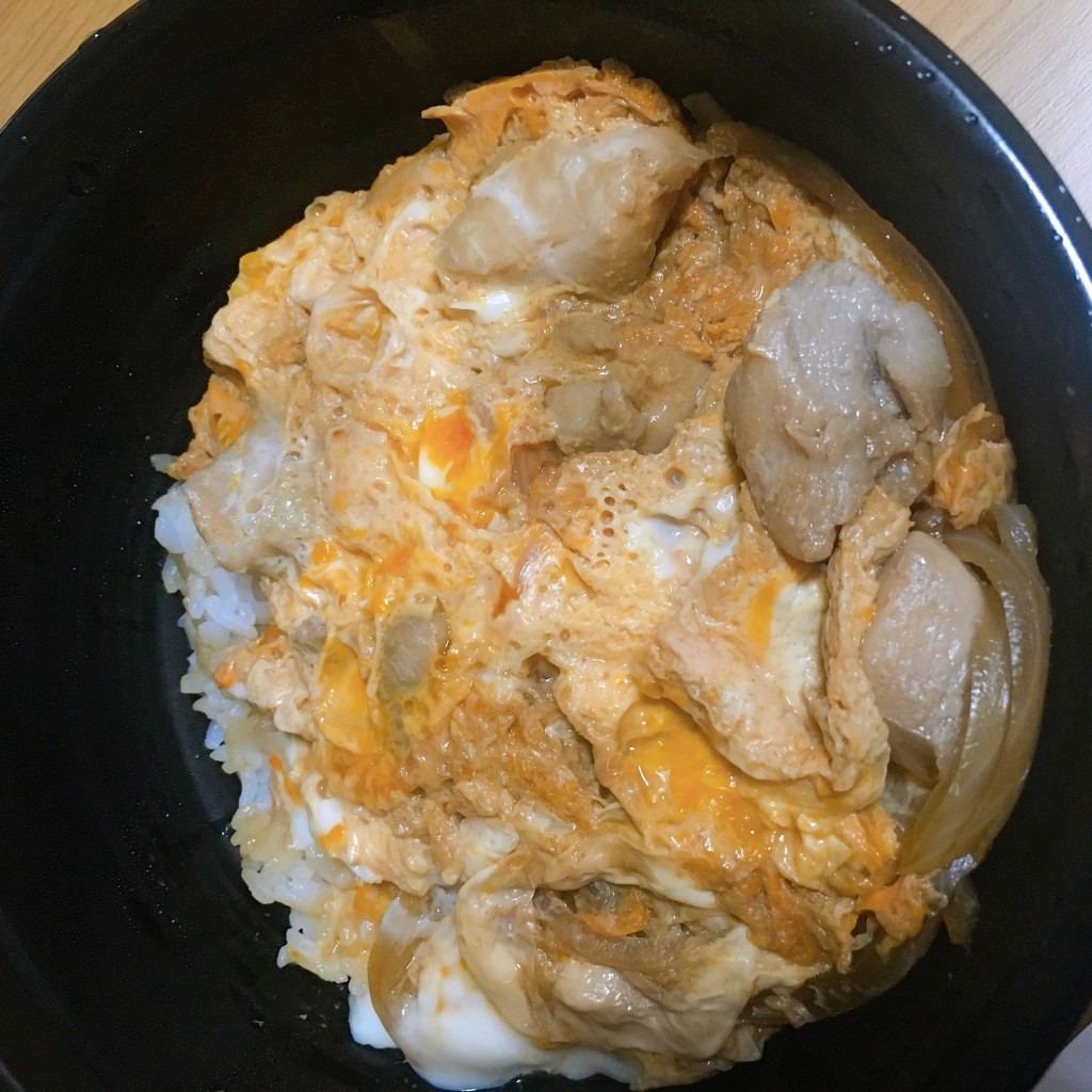 ユーザーが投稿した持 鶏親子丼(並)の写真 - 実際訪問したユーザーが直接撮影して投稿した広古新開うどん丸亀製麺 呉広店の写真