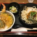 おろし市天丼セット - 実際訪問したユーザーが直接撮影して投稿した谷田町うどんうどん市 水戸店の写真のメニュー情報