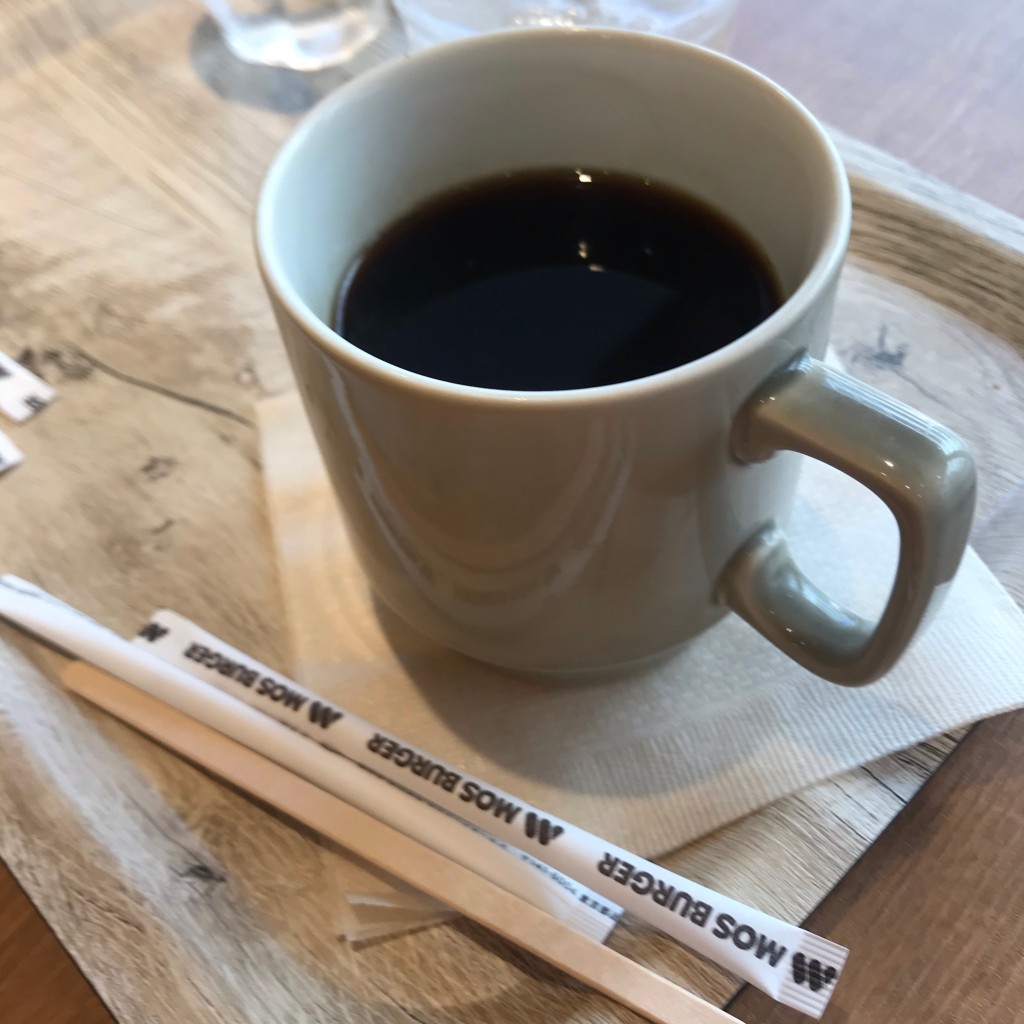 ユーザーが投稿したブレンドコーヒーの写真 - 実際訪問したユーザーが直接撮影して投稿した秋津町ファーストフードモスバーガー 秋津店の写真