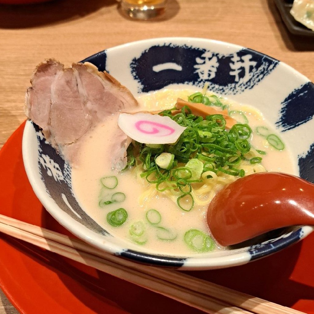 ユーザーが投稿したミニ豚骨ラーメンの写真 - 実際訪問したユーザーが直接撮影して投稿した下恵土ラーメン専門店熟成豚骨ラーメン一番軒 可児店の写真