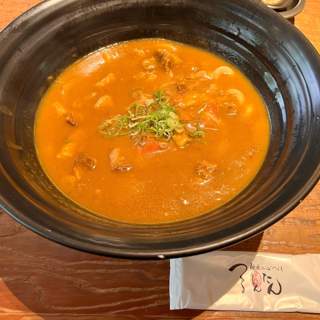 ユーザーが投稿したしゃぶ肉カレーの写真 - 実際訪問したユーザーが直接撮影して投稿した宗右衛門町うどん麺匠の心つくし つるとんたん 宗右衛門町店の写真