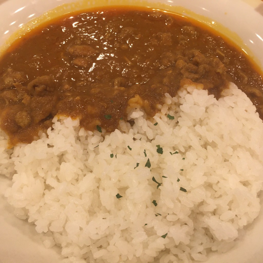 ユーザーが投稿したランチ)チキンキーマカレーの写真 - 実際訪問したユーザーが直接撮影して投稿した大清水イタリアンサイゼリヤ イオンモール富谷店の写真