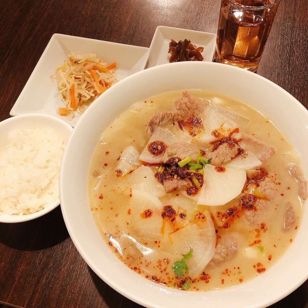 ユーザーが投稿した麻辣牛肉麺の写真 - 実際訪問したユーザーが直接撮影して投稿した赤坂四川料理四川雅園の写真