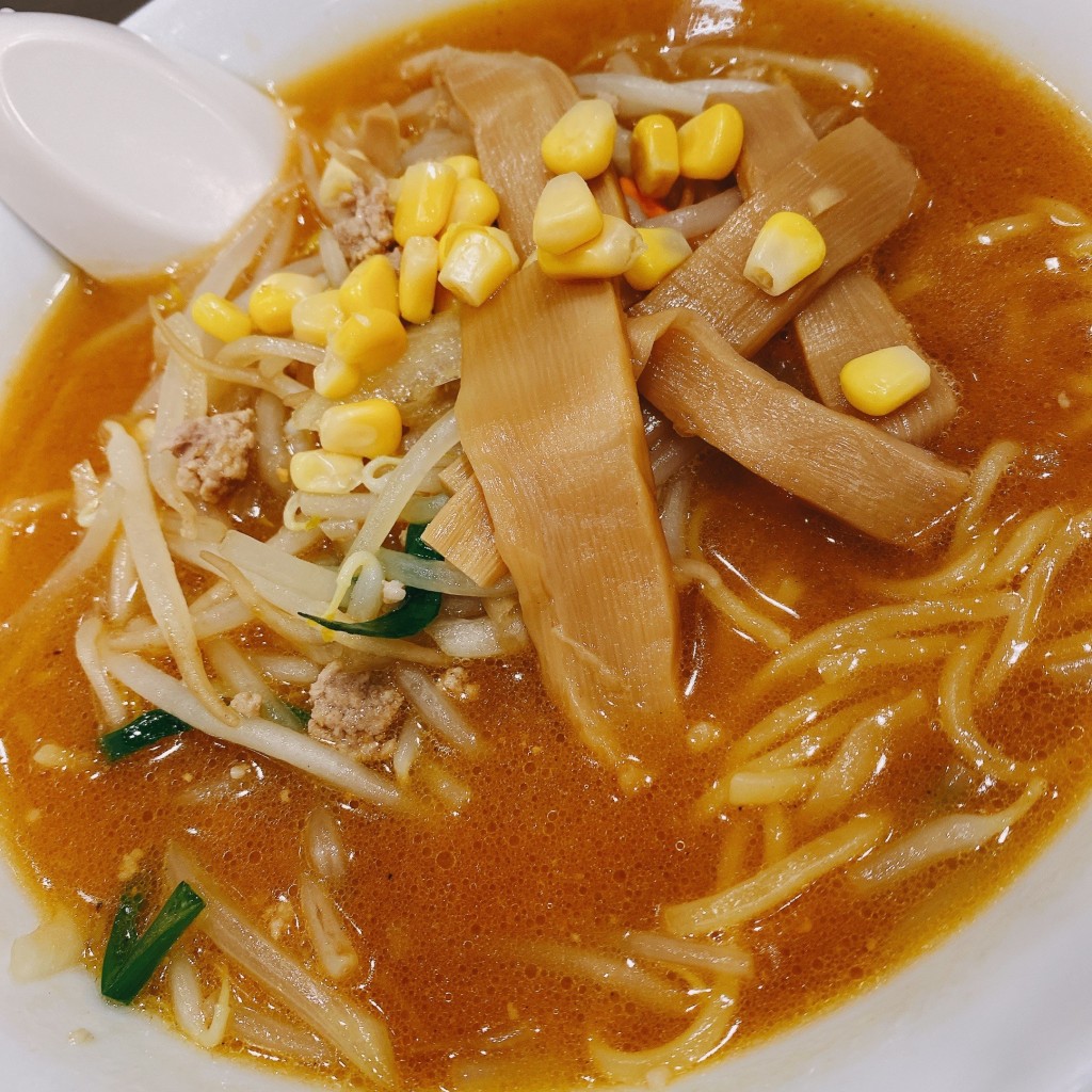 ユーザーが投稿した味噌ラーメンの写真 - 実際訪問したユーザーが直接撮影して投稿した長町ラーメン / つけ麺まんみザ・モール仙台長町店の写真