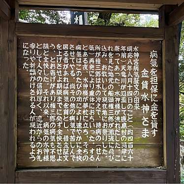 実際訪問したユーザーが直接撮影して投稿した二俣町鹿島神社金貸水神の写真
