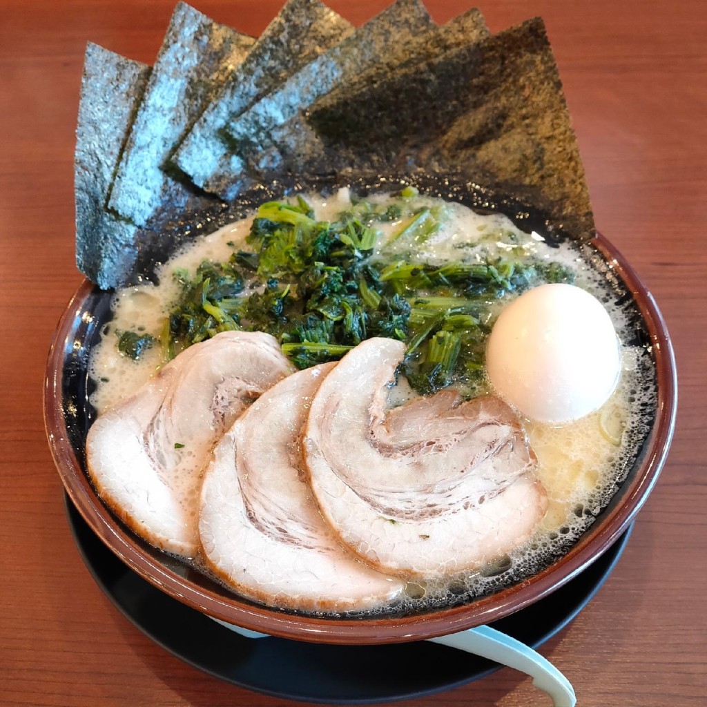 ユーザーが投稿したしょうゆラーメンの写真 - 実際訪問したユーザーが直接撮影して投稿した鍛治ラーメン / つけ麺横浜家系ラーメンおばら家 鍛冶店の写真