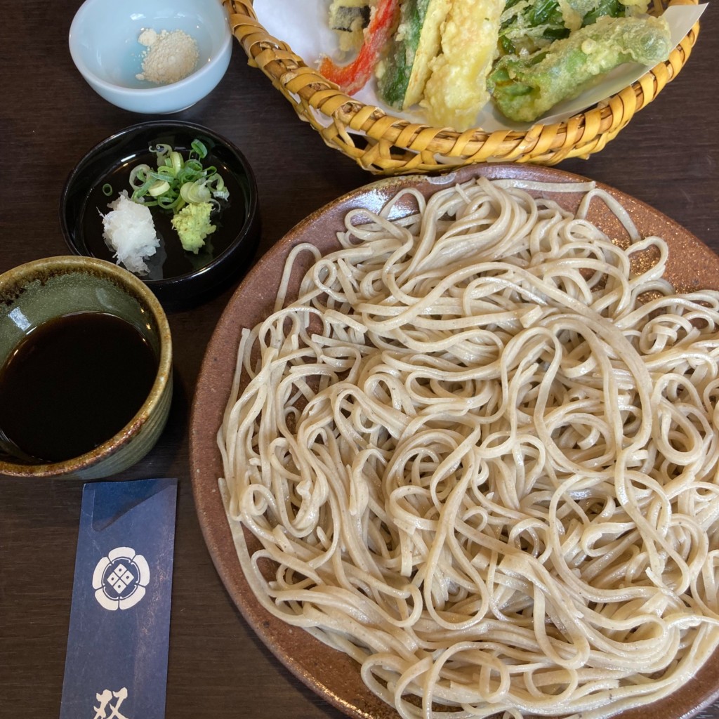 ユーザーが投稿した天ぷら蕎麦の写真 - 実際訪問したユーザーが直接撮影して投稿した穂高有明そばそば処双葉の写真