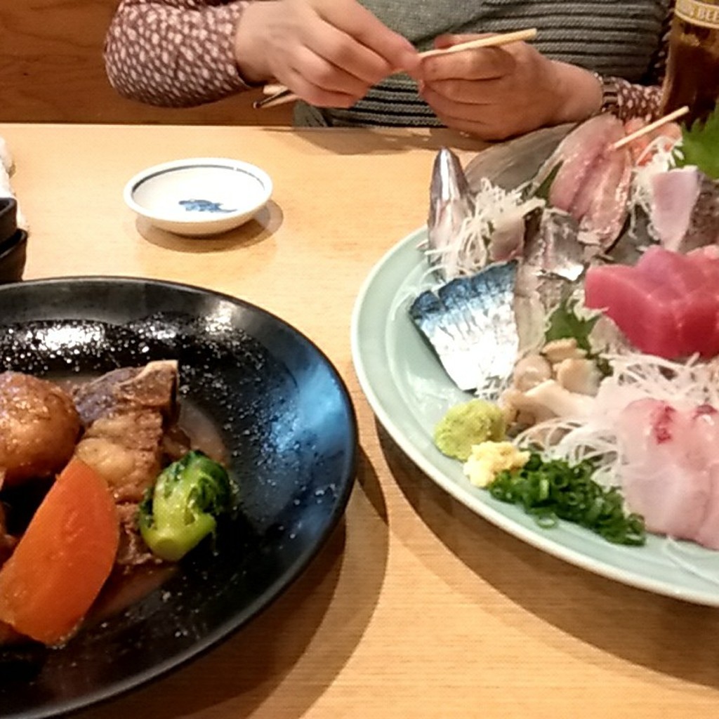 ユーザーが投稿した刺盛りの写真 - 実際訪問したユーザーが直接撮影して投稿した西新宿魚介 / 海鮮料理炭火割烹三是 新宿西口店の写真