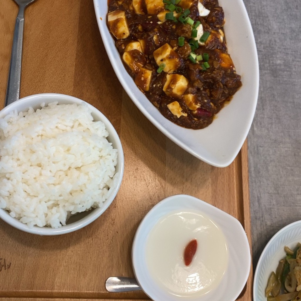 ユーザーが投稿したL)麻婆豆腐の写真 - 実際訪問したユーザーが直接撮影して投稿した光が丘中華料理中国料理 唐苑 光が丘IMA店の写真