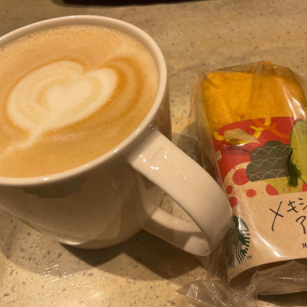 ユーザーが投稿したT オーツミルク ラテの写真 - 実際訪問したユーザーが直接撮影して投稿した有楽町カフェスターバックスコーヒー 東京ミッドタウン日比谷店の写真