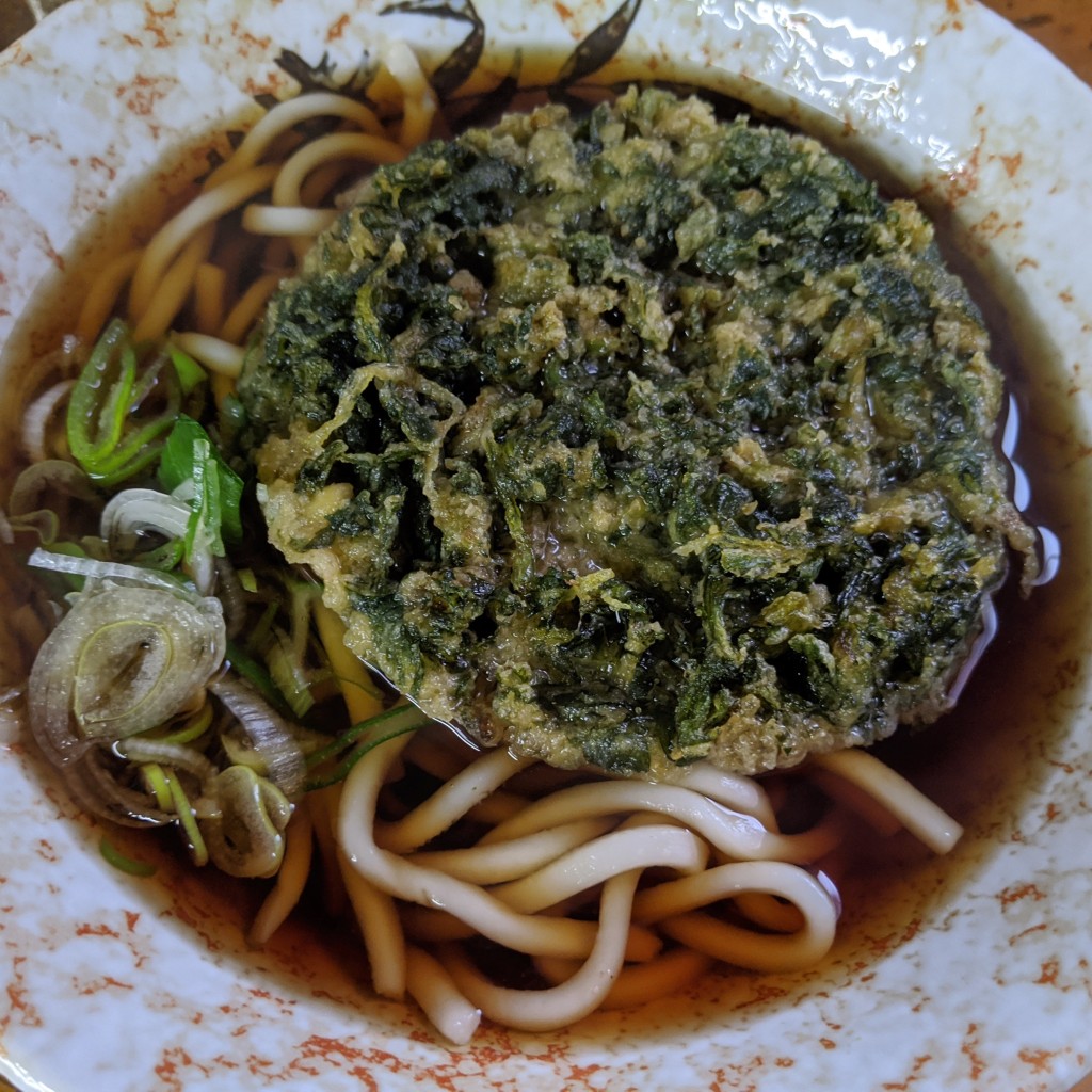 ユーザーが投稿した春菊 うどんの写真 - 実際訪問したユーザーが直接撮影して投稿した北上野そば山田製麺所 本店の写真
