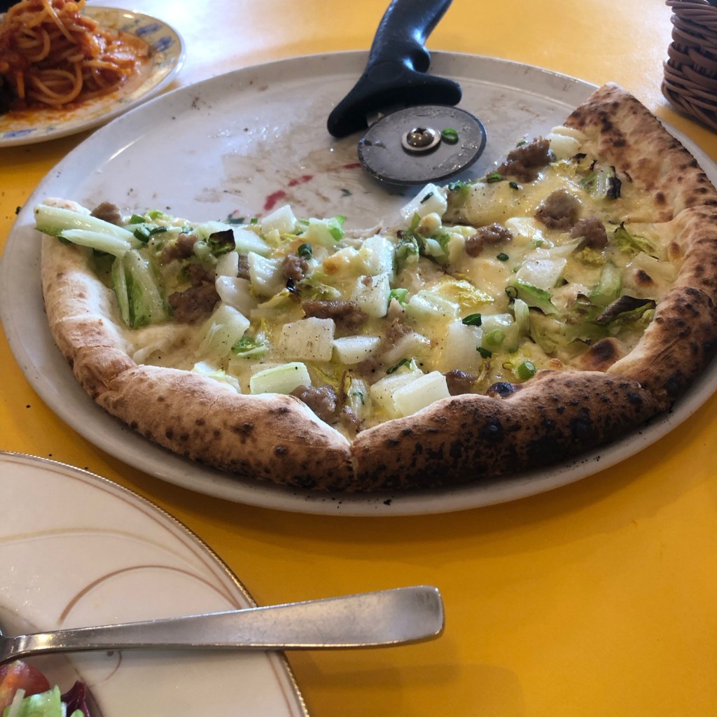 ユーザーが投稿したざくざく白菜とサルシッチャの写真 - 実際訪問したユーザーが直接撮影して投稿した備後東イタリアンイタリア厨房 ベルパエーゼ 春日部店の写真