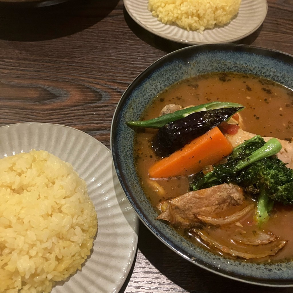 ラーメン大好き25歳さんが投稿した荒木町スープカレーのお店spice&smile/スパイスアンドスマイルの写真