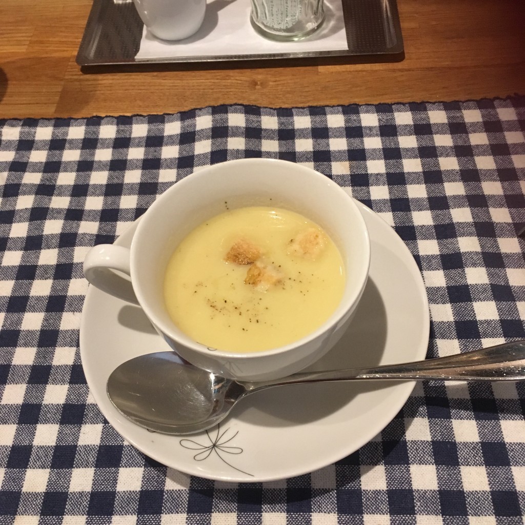 ユーザーが投稿したスープの写真 - 実際訪問したユーザーが直接撮影して投稿した富田町イタリアンル ラパン ブルーの写真