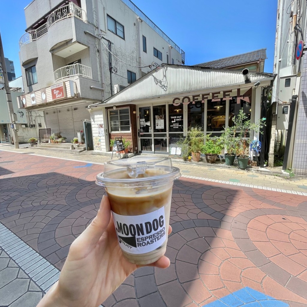 実際訪問したユーザーが直接撮影して投稿した伝馬町コーヒー専門店MOON DOGG espresso roasters ユニオン通り店の写真