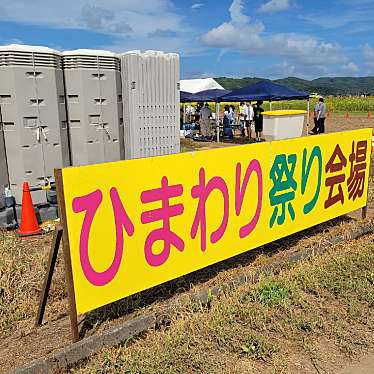 実際訪問したユーザーが直接撮影して投稿した上山花のきれいなスポットひまわり祭会場の写真