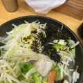 タンメン(麺半分、野菜マシ)+岩のり - 実際訪問したユーザーが直接撮影して投稿した新橋ラーメン専門店タンメンしゃきしゃき 新橋店の写真のメニュー情報