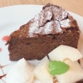 チョコケーキ - 実際訪問したユーザーが直接撮影して投稿した東和町カフェcafe dining eの写真のメニュー情報