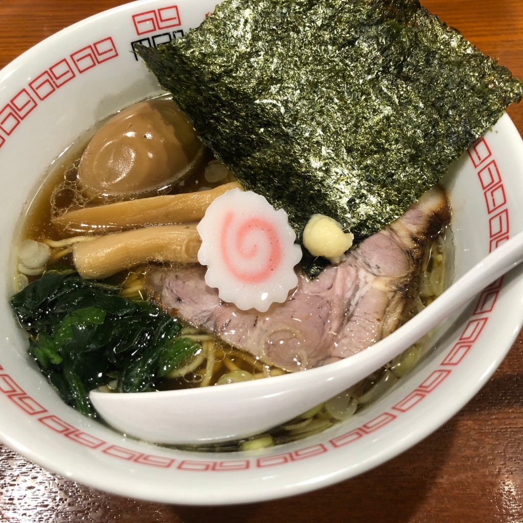 ユーザーが投稿した限定生姜醤油ラーメンの写真 - 実際訪問したユーザーが直接撮影して投稿した高円寺南ラーメン専門店六九麺の写真