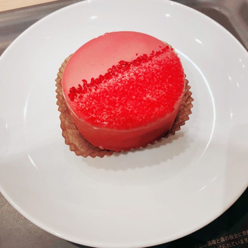 ユーザーが投稿したルビーチョコレートケーキの写真 - 実際訪問したユーザーが直接撮影して投稿した新千葉カフェスターバックスコーヒー ペリエ千葉5階店の写真
