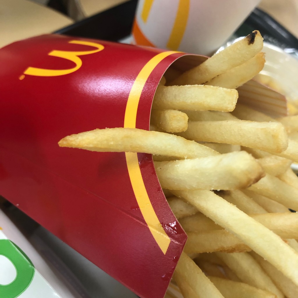 ユーザーが投稿したマックフライポテトの写真 - 実際訪問したユーザーが直接撮影して投稿した西院追分町ファーストフードマクドナルド イオン京都五条モーリーファンタジの写真