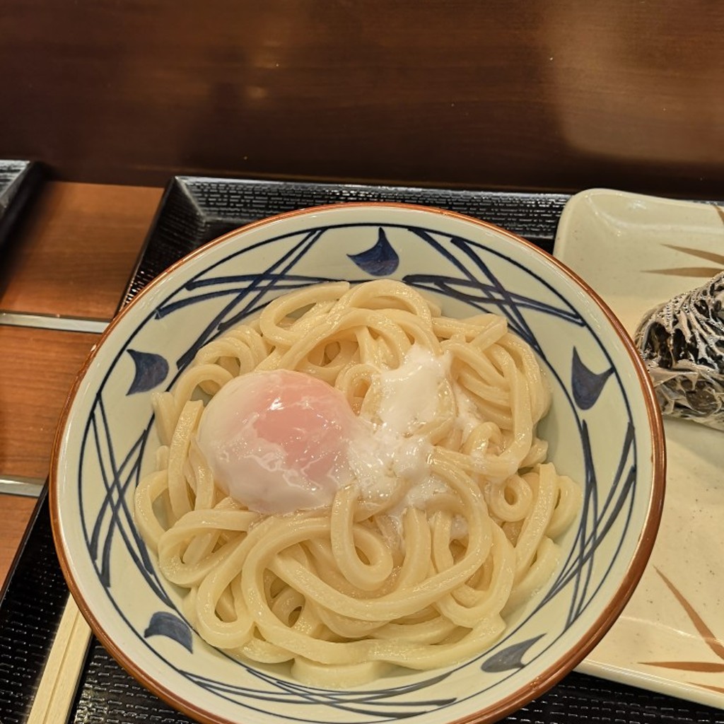 ユーザーが投稿した釜玉の写真 - 実際訪問したユーザーが直接撮影して投稿した松ケ本町うどん丸亀製麺 イオンモール茨木の写真