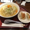 タンメンセット野菜 - 実際訪問したユーザーが直接撮影して投稿した羽田空港ラーメン専門店餃子とタンメン 天の写真のメニュー情報